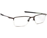Oakley OX3218-0254 Socket 5.5 Half Rim Rectangular Eyeglasses 54 mm - $99.99