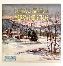 Country Stars Wish You A Merry Christmas Vinyl 12&quot; Record 1981 Compilati... - $19.99