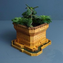 Gazzaladra - Hand Painted Castle Planter with Draining Moat Decor | Dinn... - $41.41+