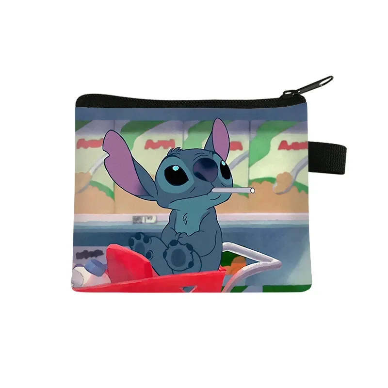 Disney Stitch Wallet Kawaii Lilo Stitch Coin Purse Cartoon Children Port... - $1.60
