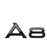 Glossy Black Rear Trunk Emblem A8 - $24.99