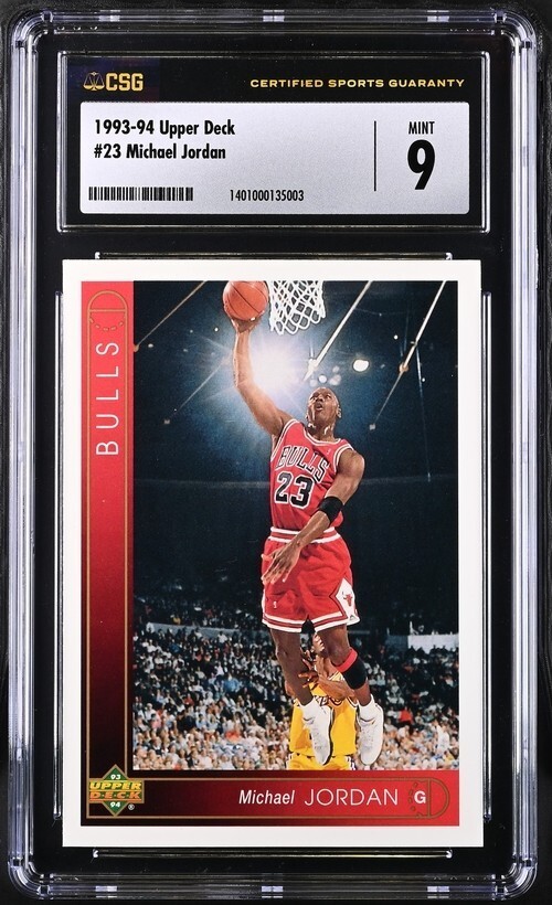 1993-94 Upper Deck Michael Jordan #23 CSG 9 Bulls - $20.72