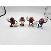 California Raisins 4 Figure Lot 1987 Saxophone Singing Microphone Sungla... - $146.97 MXN