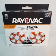 NIB Rayovac Duracell Power 36 Pack Size 13 Hearing Aid Batteries Use By ... - $12.19