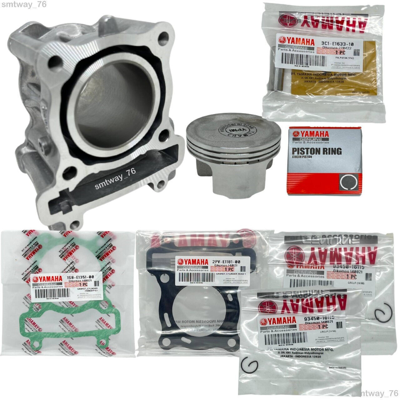 Yamaha YZF R125 WR125 TE125 4stroke Big Bore Cylinder Piston Kit 150cc