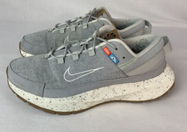 Nike Crater Remixa Running Shoes Grey Fog Athletic Comfort Lace Up Mens ... - £39.17 GBP