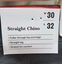 Men's 30 X 32 Every Wear Straight Fit Chino Pants Gray Goodfellow & Co. image 4