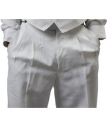 Mens White Polyester Adjustable Tuxedo Pants - $31.30 CAD