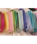 Lot of 10 Dyed 6-8&quot; Ostrich Plume Feathers - £5.45 GBP