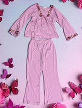 American Girl Butterfly Long Sleeve Top Shirt and pants set-Size Medium ... - $39.59