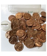 Bank Roll Tube of 1963 1963-D Lincoln Memorial One Cent Penny Coin Lot o... - €4,41 EUR