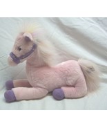 Aurora SOFT PINK &amp; PURPLE HORSE 11&quot; Plush STUFFED ANIMAL Toy Pony - €15,58 EUR