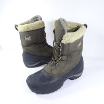 SOREL Cumberland Women Size 7 NL1436-969 Army Green Snow Winter Boots - £21.22 GBP