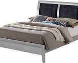 Glory Furniture Marilla King Bed in Silver Champagne - $872.99