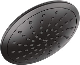 8-Inch Fixed Rainshower Showerhead By Moen, Model Number 6345Bl,, Matte Black. - £72.41 GBP