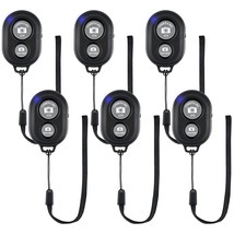 6 Pack Wireless Camera Remote Shutter For Smartphones, Wireless Phone Ca... - £16.47 GBP