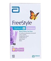 5 X Abbott FreeStyle Optimum H Blood Ketone Test Strips, 10 strips (FRES... - £93.41 GBP