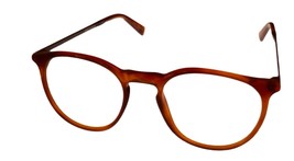 John Varvatos Round Mens Brown Plastic Eyewear Frame V371 48mm - £71.09 GBP