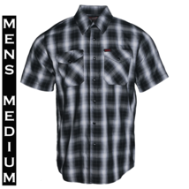 Dixxon Flannel - Blackline Bamboo Shirt - Short Sleeve - Men&#39;s Medium - £54.51 GBP