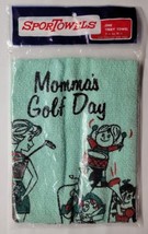 Vintag Sportowels Novelty 11 x 18 Terry Towel Momma&#39;s Golf Day - $16.82