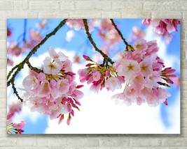 Cherry Blossom Tree Art, Abstract Nature, Fine Art Photo on Metal, Canvas, Paper - £25.10 GBP+