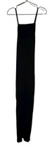 Zara Black Ribbed Body Con Maxi Dress Size Small Spagetti Straps - $686.93 MXN