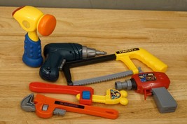 Mixed Toy Lot Toddler Child Play Pretend Tools Little Tikes Stanley Blac... - £11.66 GBP