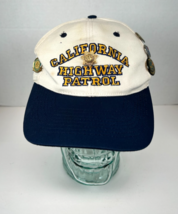 Vintage 2000&#39;s Snap Back Hat Cap California Highway Patrol + 5 Pins Whit... - $14.80