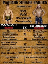 Bob Backlund Vs Iron Sheik 8X10 Photo Wrestling Picture Wwf Rene Goulet Albano - £3.90 GBP
