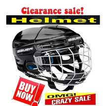 ??BAUER BHH1500 Prodigy HOCKEY HELMUT w/ CAGE Combo HAT???BUY NOW!?⬇️? - $59.00