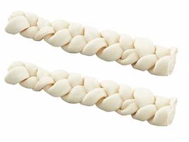 MPP Dog Chew Treats Braided Stick USA Rawhide Beefhide Braids Long Lasting 7&quot; or - £8.89 GBP+