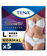 Tena Lady Silhouette Pants Normal Large - 6 Packs of 5 (Incontinence Pants) - $538.08 MXN