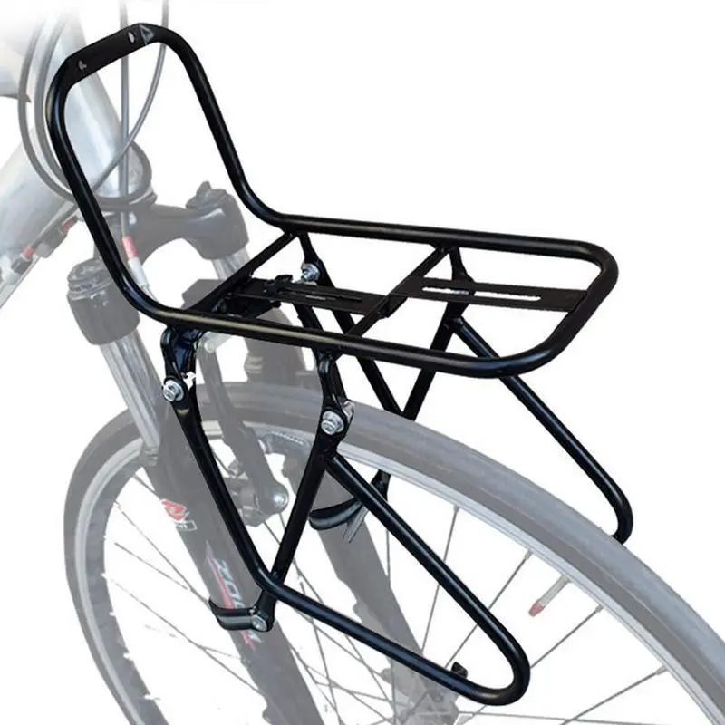 Bicycle MTB Ra Bike Front Carrier Rack Road Bike Cargo Ra Carrier Bag Luggage Sh - £95.63 GBP
