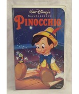 Walt Disney&#39;s Masterpiece PINOCCHIO VHS Tape - £14.02 GBP