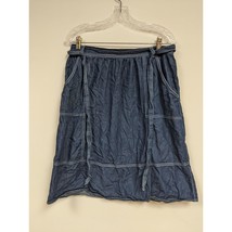Universal Thread Goods Denim Skirt Size M Blue Jean Modest Womens Lightwieght - £15.98 GBP