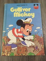 Vintage 1975 Gulliver Mickey Hardcover Book Walt Disney - £7.34 GBP