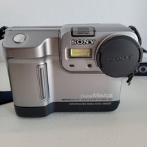 Sony Mavica MVC-FD83 Digital Camera W/ Manual Battery &amp; Charger DEAD BAT... - £23.29 GBP