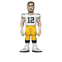 NFL Packers Aaron Rodgers 5&quot; Vinyl Gold Chase Ships 1 in 6 - £22.03 GBP