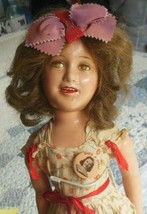 Antique 1930’s Deanna Durbin Ideal doll W/Original Clothes &amp; Stand - $371.25