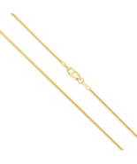 22ct Yellow Gold Mens/Ladies Foxtail  Chain Necklace 16&#39;&#39; inches 1.4 Width - $845.16