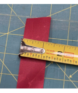 SATIN/ Poly RIBBON 1  1/4&quot;  wide 480 Yards Burgundy - $30.59 CAD
