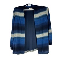 Roz &amp; Ali Women&#39;s Striped Cardigan Sweater Size XL - £10.47 GBP