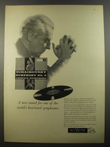 1954 RCA Victor Record Ad - Tchaikovsky Symphony No. 5 by Leopold Stokowski - £14.65 GBP