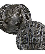 Constans son of Constantine the Great.Soldiers, Military Standard XF+ AU... - $84.55