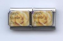 Happy Mother Day Wholesale Italian Charm 9MM 2 Pc - £10.59 GBP