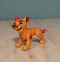 Disney The Lion Guard Kion 2.5&quot; Poseable Figure Lion King Open Mouth Toy - £5.19 GBP