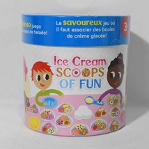  NEW Fisher-Price Ice Cream Scoops Of Fun Kids Matching Board Game 0422 - £19.42 GBP