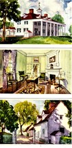 Mount Vernon, Virginia - 12 Vintage 1934 Postcards - Washington&#39;s Home - £7.15 GBP