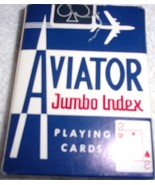 Aviator Jumbo Index Playing Cards Never Used Complete - £1.17 GBP