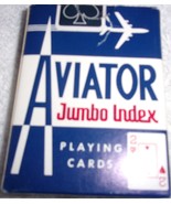 Aviator Jumbo Index Playing Cards Never Used Complete - $1.50